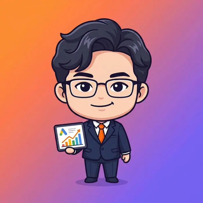 Phan Doãn Tý — CEO TyphanAds (chibi mascot dẫn dắt Insights Google Ads)